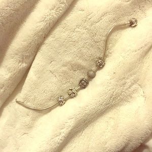 Pandora bracelet with charms
